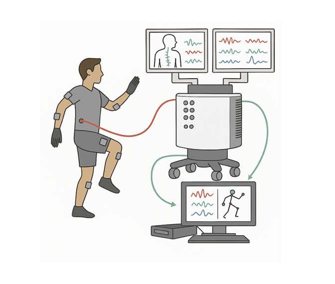 Intraoperative epidural spinal recording setup with high-density MXene array and motion capture
